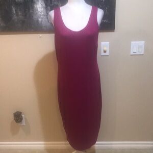 Bar III Tank Fully Lined Midi Dress-Size 0X